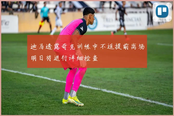 迪马透露奇克训练中不适提前离场明日将进行详细检查